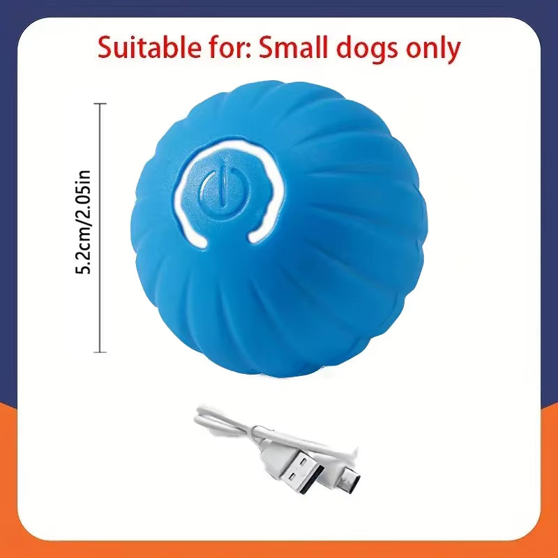 Smart Electronic Dog & Cat Toy: USB Bouncing Ball for Indoor Play and Exercise