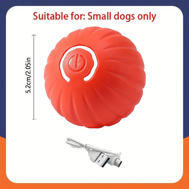 Smart Electronic Dog & Cat Toy: USB Bouncing Ball for Indoor Play and Exercise