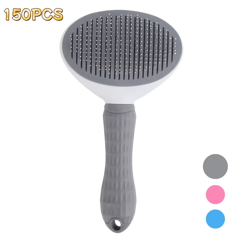Self-Cleaning Pet Grooming Brush and Comb for Dogs and Cats - Dematting Tool and Hair Remover