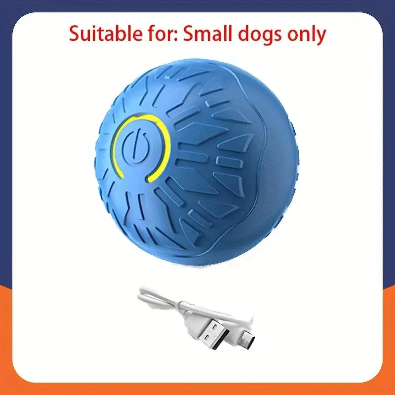 Smart Electronic Dog & Cat Toy: USB Bouncing Ball for Indoor Play and Exercise