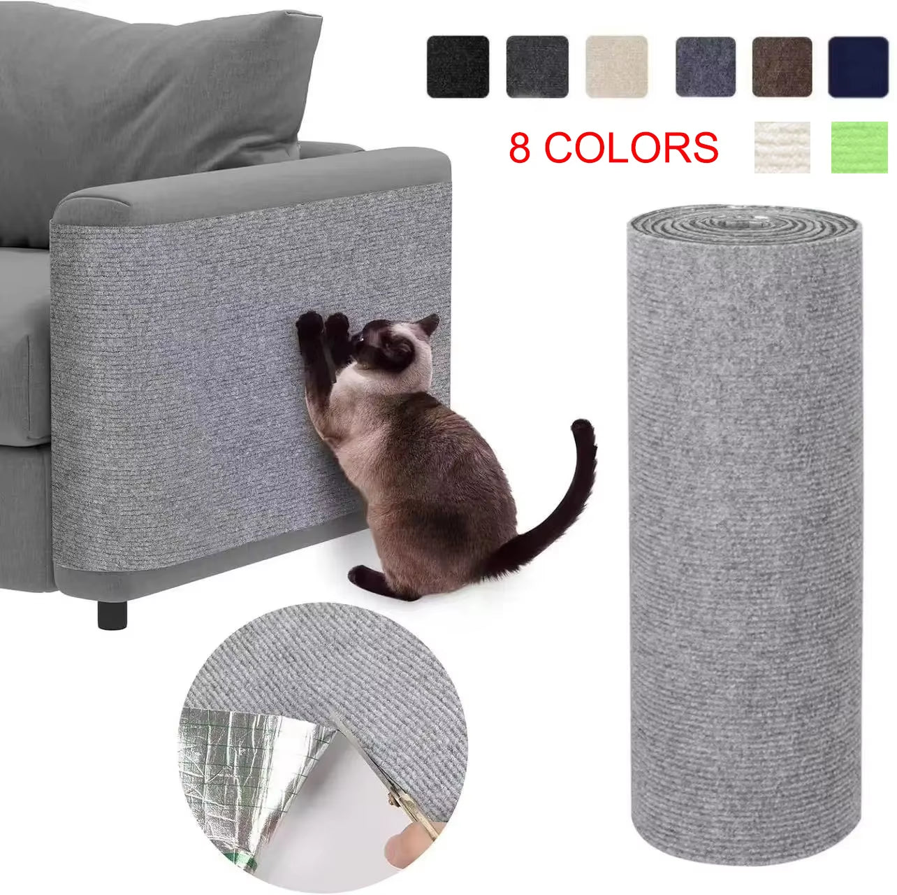 Cat Scratching Mat: Trimmable Furniture & Sofa Protector