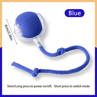 Smart Electronic Dog & Cat Toy: USB Bouncing Ball for Indoor Play and Exercise