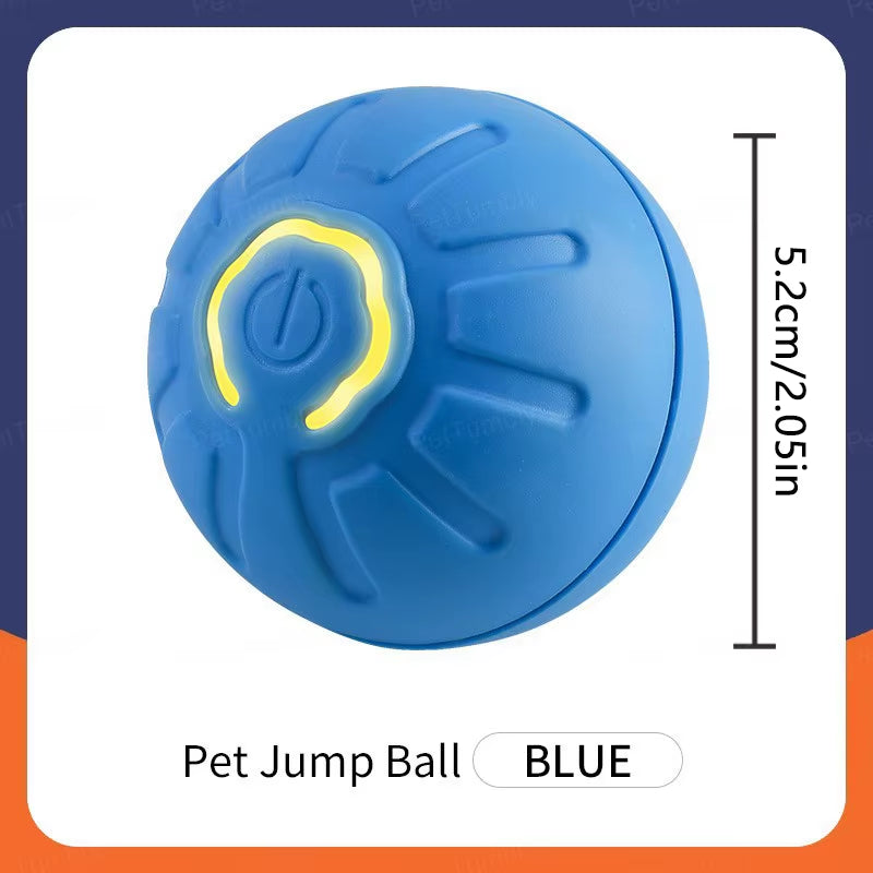 Smart Electronic Dog & Cat Toy: USB Bouncing Ball for Indoor Play and Exercise