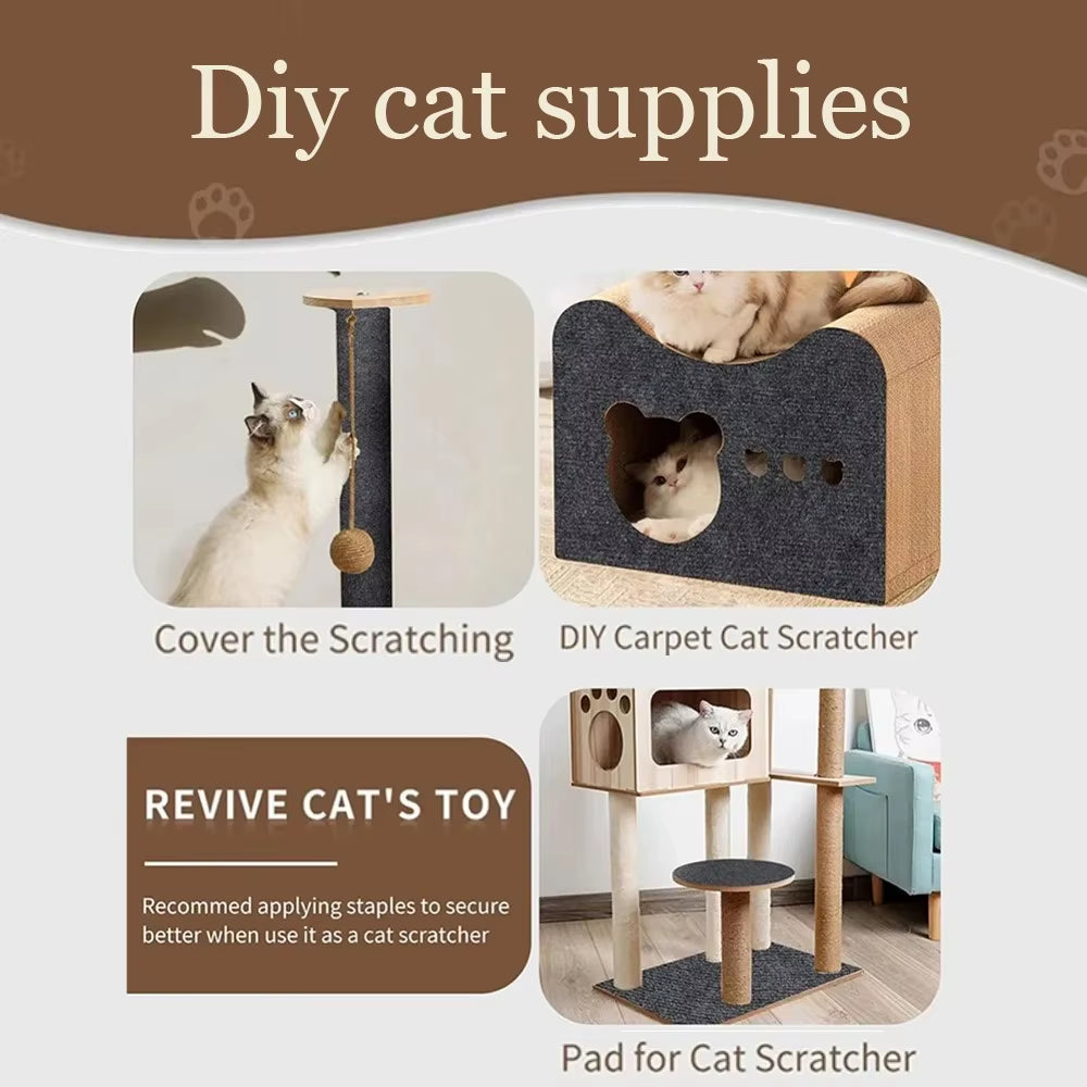 Cat Scratching Mat: Trimmable Furniture & Sofa Protector
