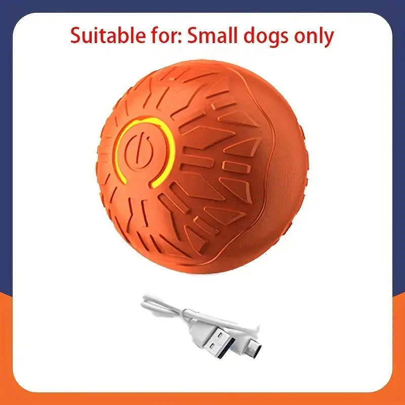 Smart Electronic Dog & Cat Toy: USB Bouncing Ball for Indoor Play and Exercise