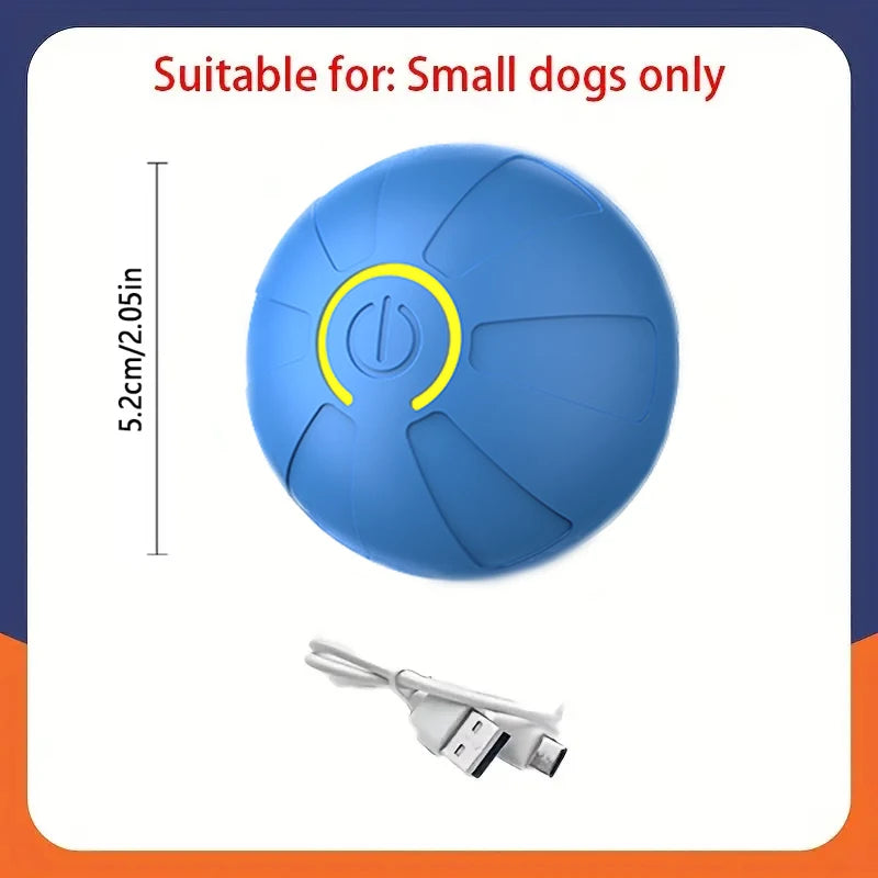 Smart Electronic Dog & Cat Toy: USB Bouncing Ball for Indoor Play and Exercise