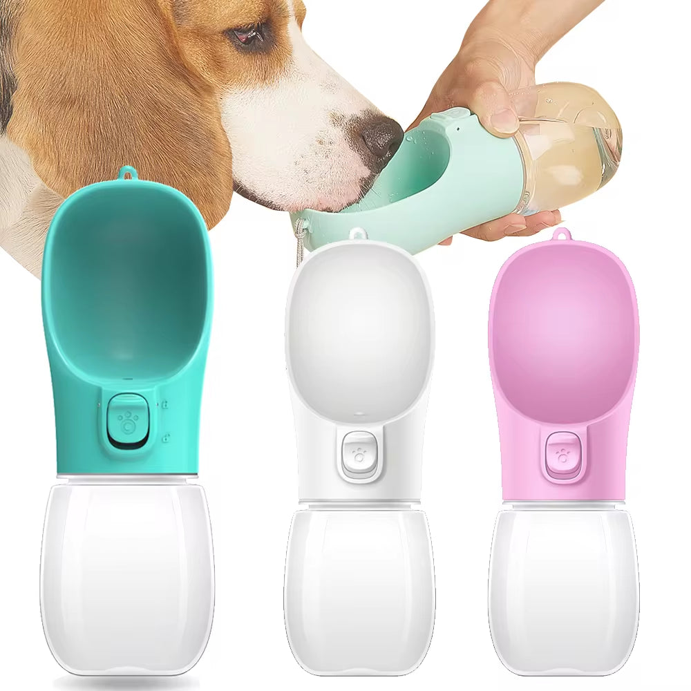 Portable Dog Water Bottle: Leakproof Travel Dispenser & Drinking Bowl
