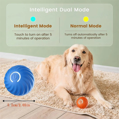 Smart Electronic Dog & Cat Toy: USB Bouncing Ball for Indoor Play and Exercise